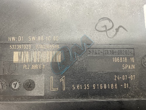 BMW 3 Series E90 E92 Body Control Module ECU L1 PL2 JBBEFE 2