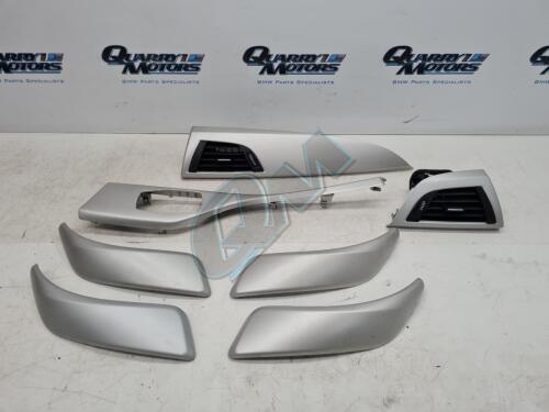 BMW Silver Interior Trim Panel Finisher Set Kit Fits 1 Series F20 F21