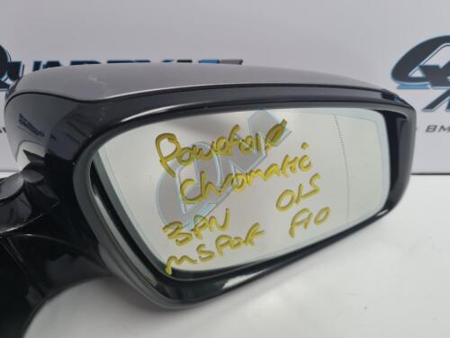 BMW Driver O/S Right Powerfold Chromatic M Sport 3 Pin Wing Mirror 5 Series F10