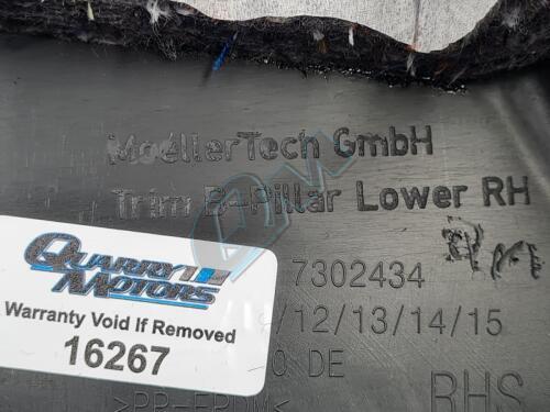 BMW Driver O/S Right B Pillar Lower Trim 2 Series F45 Active Tourer